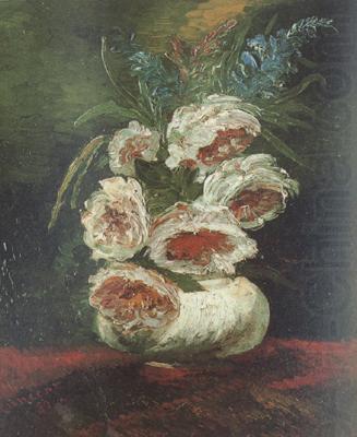 Vase wtih Peonies (nn04), Vincent Van Gogh